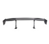 NRG Carbon Fiber Spoiler - Universal (69in.) w/NRG Logo / Stand Cut Out / Large Side Plate - CARB-A691NRG