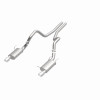 MagnaFlow 13 Ford Mustang Dual Split Rear Exit Stainless Cat Back Performance Exhaust (Street) - 15149
