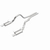 MagnaFlow 13 Ford Mustang Dual Split Rear Exit Stainless Cat Back Performance Exhaust (Street) - 15149