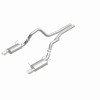 MagnaFlow 13 Ford Mustang Dual Split Rear Exit Stainless Cat Back Performance Exhaust (Street) - 15149