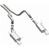 MagnaFlow 13 Ford Mustang Dual Split Rear Exit Stainless Cat Back Performance Exhaust (Street) - 15149