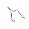 MagnaFlow 13 Ford Mustang Dual Split Rear Exit Stainless Cat Back Performance Exhaust (Street) - 15149