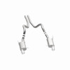 MagnaFlow 13 Ford Mustang Dual Split Rear Exit Stainless Cat Back Performance Exhaust (Street) - 15149