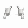 MagnaFlow 13 Ford Mustang V8 5.0L Dual Split Rear Exit Stainless Cat Back Performance Exhaust - 15151