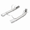 MagnaFlow 13 Ford Mustang Dual Split Rear Exit Stainless Axle-Back Cat Back Exhaust (Competition) - 15152