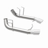 MagnaFlow 13 Ford Mustang Dual Split Rear Exit Stainless Axle-Back Cat Back Exhaust (Competition) - 15152