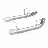 MagnaFlow 13 Ford Mustang Dual Split Rear Exit Stainless Axle-Back Cat Back Exhaust (Competition) - 15152