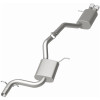 MagnaFlow 12 VW Jetta 2.0L Turbocharged Dual Straight D/S Rear Exit Stainless Cat Back Perf Exhaust - 15158