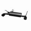MagnaFlow 07-17 Jeep Wrangler JK 3.8/3.6L Dual Split Rear Exit Black Axle-Back Exhaust - 15160