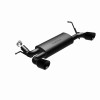MagnaFlow 07-17 Jeep Wrangler JK 3.8/3.6L Dual Split Rear Exit Black Axle-Back Exhaust - 15160