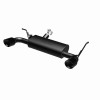 MagnaFlow 07-17 Jeep Wrangler JK 3.8/3.6L Dual Split Rear Exit Black Axle-Back Exhaust - 15160