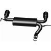 MagnaFlow 07-17 Jeep Wrangler JK 3.8/3.6L Dual Split Rear Exit Black Axle-Back Exhaust - 15160