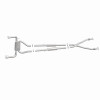 MagnaFlow 14 Infiniti Q50 V6 3.7L Cat-Back Polished Stainless Tips Dual Split Rear Exit Exhaust - 15310