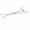 MagnaFlow 14 Infiniti Q50 V6 3.7L Cat-Back Polished Stainless Tips Dual Split Rear Exit Exhaust - 15310