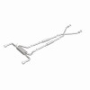 MagnaFlow 14 Infiniti Q50 V6 3.7L Cat-Back Polished Stainless Tips Dual Split Rear Exit Exhaust - 15310