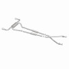 MagnaFlow 14 Infiniti Q50 V6 3.7L Cat-Back Polished Stainless Tips Dual Split Rear Exit Exhaust - 15310