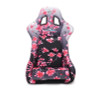 NRG FRP Bucket Seat PRISMA Japanese Cherry Blossom Edition W/ Pink Pearlized Back - Large - FRP-302-SAKURA