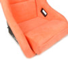 NRG FRP Bucket Seat ULTRA Edition W/ Grey Pearlized Back / Peach Microfiber Material - Large - FRP-302PH-ULTRA Photo - Close Up