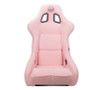 NRG FRP Bucket Seat PRISMA Edition W/ pearlized Back Pink Alcantara - Large - FRP-302PK-PRISMA