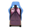 NRG FRP Bucket Seat (Large) Prisma-Chromatic Royal Blue Vegan Suede w/ Chameleon Back - FRP-302RBL-CHRMTC User 1
