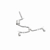 MagnaFlow SYS C/B Dual Split Rear Exit 4in Polished Tips 2015 VW GTI 2.0L Turbo - 15357