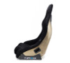 NRG FRP Bucket Seat ULTRA Edition - Medium (Black Alcantara/Gold Glitter Back) - FRP-303BK-ULTRA
