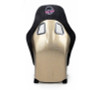 NRG FRP Bucket Seat ULTRA Edition - Medium (Black Alcantara/Gold Glitter Back) - FRP-303BK-ULTRA