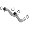 MagnaFlow 66-72 Chevy C10 Pickup V8 2-Piece Front Exhuast Pipe Kit (2in Tubing/Clamps/Inlet Flanges) - 15380