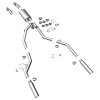 MagnaFlow 11 Ford F-150 3.7L/5.0L/6.2L SS Catback Exhaust Dual Split Rear Exit w/ 3.5in SS Tips - 15460