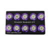 NRG Fender Washer Kit w/Rivets For Plastic (Purple) - Set of 10 - FW-100PP