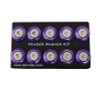 NRG Fender Washer Kit w/Rivets For Plastic (Purple) - Set of 10 - FW-100PP