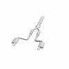 MagnaFlow 11-12 Dodge Charger SRT-8 Hemi Dual Split Rear Exit Stainless Cat-Back Performance Exhaust - 15494