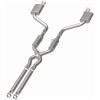 MagnaFlow 11-12 Dodge Charger SRT-8 Hemi Dual Split Rear Exit Stainless Cat-Back Performance Exhaust - 15494
