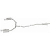 MagnaFlow SYS Cat-Back 2010 Ford Fusion 3.0L/3.5L - 15552