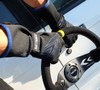 NRG Racing Gloves SFI 3.3 / 5 Approved - Medium - GS-500BK-M Photo - Close Up