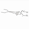 MagnaFlow SYS C/B 67-70 Mustang 2.50inch w/Tru-X - 15816