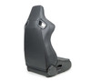NRG Omega Reclinable Racing Seat (Pair) Black with Black Carbon Vinyl Back - RSC-750BK/BK L/R Photo - Close Up