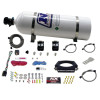 Nitrous Express GM LS 102mm Nitrous Plate Kit (50-400HP) w/15lb Bottle - 20933-15