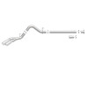 MagnaFlow 08-17 Ford F-250/F-350/F-450 4.6L/6.7 DPF-Back SS 4in Dual Single Passenger Side Rear Exit - 17873