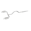 MagnaFlow Cat-Back SS 2.25/2.5in Dual Split Rear Exit Polished 3in Tip 2015 Chev Impala 3.6L V6 - 19023