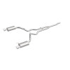 MagnaFlow Cat Back, SS, 2.5in, Street, Dual Split Polished 4.5in Tips 2015 Ford Mustang Ecoboost - 19097