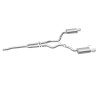 MagnaFlow Cat Back, SS, 2.5in, Street, Dual Split Polished 4.5in Tips 2015 Ford Mustang Ecoboost - 19097