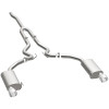 MagnaFlow Cat Back, SS, 2.5in, Street, Dual Split Polished 4.5in Tips 2015 Ford Mustang Ecoboost - 19097