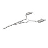 MagnaFlow Cat Back, SS, 2.5in, Street, Dual Split Polished 4.5in Tips 2015 Ford Mustang Ecoboost - 19097