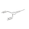 MagnaFlow Cat Back, SS, 2.5in, Street, Dual Split Polished 4.5in Tips 2015 Ford Mustang Ecoboost - 19097
