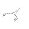 MagnaFlow Cat Back, SS, 2.5in, Street, Dual Split Polished 4.5in Tips 2015 Ford Mustang Ecoboost - 19097