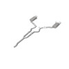 MagnaFlow Cat Back, SS, 2.5in, Street, Dual Split Polished 4.5in Tips 2015 Ford Mustang Ecoboost - 19097