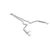 MagnaFlow Cat Back, SS, 2.5in, Competition, Dual Split Polished 4.5in Tips 2015 Ford Mustang V6 3.7L - 19099