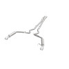 MagnaFlow Cat Back, SS, 2.5in, Competition, Dual Split Polished 4.5in Tips 2015 Ford Mustang V6 3.7L - 19099
