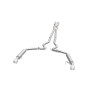 MagnaFlow Cat Back, SS, 2.5in, Competition, Dual Split Polished 4.5in Tips 2015 Ford Mustang V6 3.7L - 19099